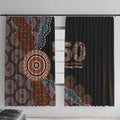 50 Years Of NAIDOC Window Curtain Strong and Proud Aboriginal Dot Painting No1