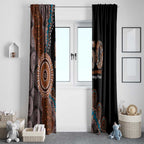 50 Years Of NAIDOC Window Curtain Strong and Proud Aboriginal Dot Painting No1