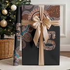 50 Years Of NAIDOC Wrapping Paper Strong and Proud Aboriginal Dot Painting No1 - Aussie Hoodie