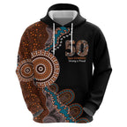 50 Years Of NAIDOC Zip Hoodie Strong and Proud Aboriginal Dot Painting No1