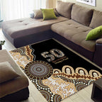 50 Years Of NAIDOC Area Rug Strong and Proud Aboriginal Dot Painting No2