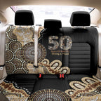 50 Years Of NAIDOC Back Car Seat Cover Strong and Proud Aboriginal Dot Painting No2