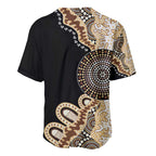 50 Years Of NAIDOC Baseball Jersey Strong and Proud Aboriginal Dot Painting No2