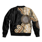 50 Years Of NAIDOC Bomber Jacket Strong and Proud Aboriginal Dot Painting No2