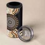 50 Years Of NAIDOC 4 in 1 Can Cooler Tumbler Strong and Proud Aboriginal Dot Painting No2