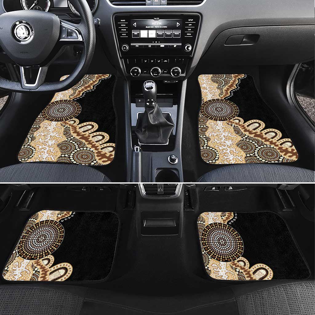 50 Years Of NAIDOC Car Mats Strong and Proud Aboriginal Dot Painting No2