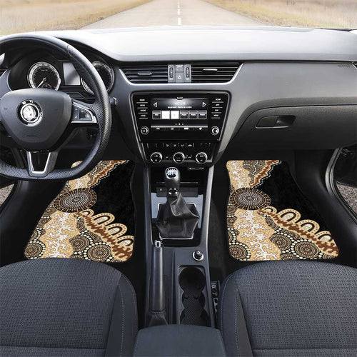 50 Years Of NAIDOC Car Mats Strong and Proud Aboriginal Dot Painting No2