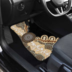 50 Years Of NAIDOC Car Mats Strong and Proud Aboriginal Dot Painting No2