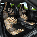 50 Years Of NAIDOC Car Seat Cover Strong and Proud Aboriginal Dot Painting No2