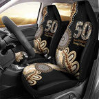 50 Years Of NAIDOC Car Seat Cover Strong and Proud Aboriginal Dot Painting No2