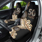 50 Years Of NAIDOC Car Seat Cover Strong and Proud Aboriginal Dot Painting No2