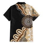50 Years Of NAIDOC Family Matching Mermaid Dress and Hawaiian Shirt Strong and Proud Aboriginal Dot Painting No2