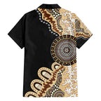50 Years Of NAIDOC Hawaiian Shirt Strong and Proud Aboriginal Dot Painting No2