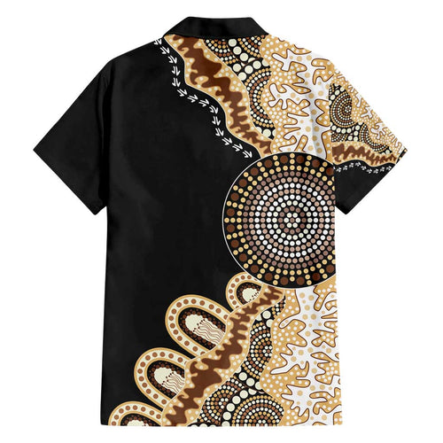 50 Years Of NAIDOC Hawaiian Shirt Strong and Proud Aboriginal Dot Painting No2