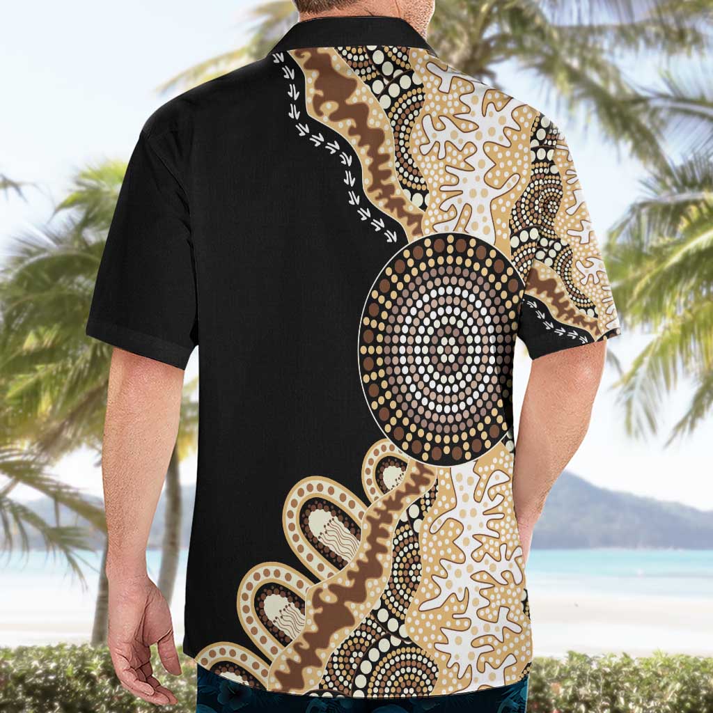 50 Years Of NAIDOC Hawaiian Shirt Strong and Proud Aboriginal Dot Painting No2
