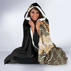 50 Years Of NAIDOC Hooded Blanket Strong and Proud Aboriginal Dot Painting No2