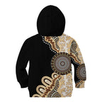 50 Years Of NAIDOC Kid Hoodie Strong and Proud Aboriginal Dot Painting No2