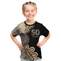 50 Years Of NAIDOC Kid T Shirt Strong and Proud Aboriginal Dot Painting No2