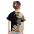 50 Years Of NAIDOC Kid T Shirt Strong and Proud Aboriginal Dot Painting No2