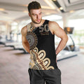 50 Years Of NAIDOC Men Tank Top Strong and Proud Aboriginal Dot Painting No2