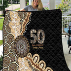 50 Years Of NAIDOC Quilt Strong and Proud Aboriginal Dot Painting No2