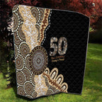 50 Years Of NAIDOC Quilt Strong and Proud Aboriginal Dot Painting No2