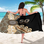 50 Years Of NAIDOC Sarong Strong and Proud Aboriginal Dot Painting No2