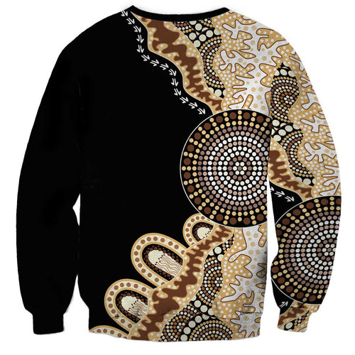 50 Years Of NAIDOC Sweatshirt Strong and Proud Aboriginal Dot Painting No2
