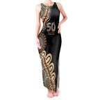 50 Years Of NAIDOC Tank Maxi Dress Strong and Proud Aboriginal Dot Painting No2