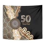 50 Years Of NAIDOC Tapestry Strong and Proud Aboriginal Dot Painting No2