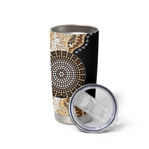 50 Years Of NAIDOC Tumbler Cup Strong and Proud Aboriginal Dot Painting No2