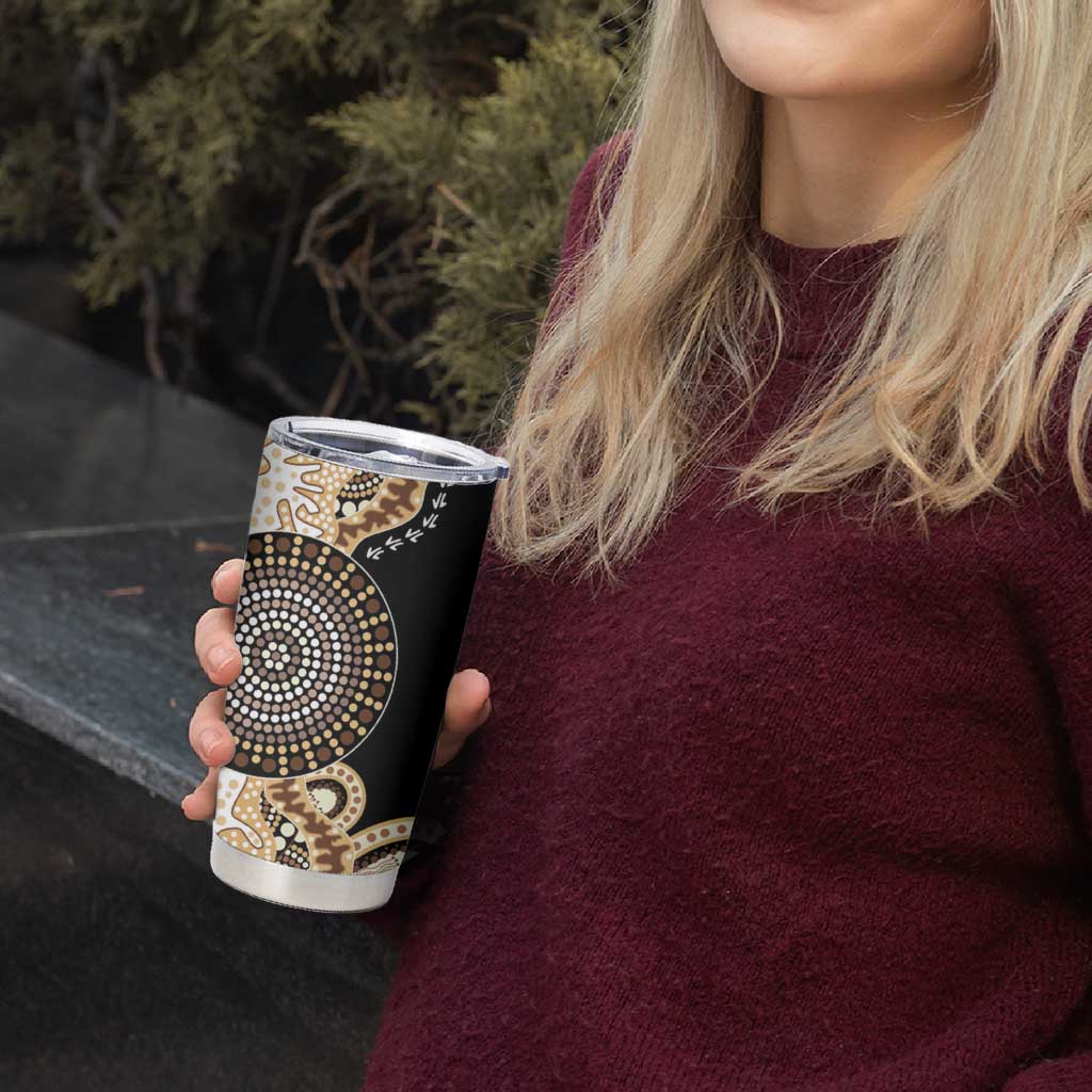 50 Years Of NAIDOC Tumbler Cup Strong and Proud Aboriginal Dot Painting No2