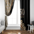 50 Years Of NAIDOC Window Curtain Strong and Proud Aboriginal Dot Painting No2