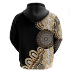 50 Years Of NAIDOC Zip Hoodie Strong and Proud Aboriginal Dot Painting No2
