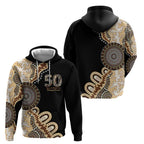 50 Years Of NAIDOC Zip Hoodie Strong and Proud Aboriginal Dot Painting No2