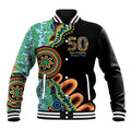 50 Years Of NAIDOC Baseball Jacket Strong and Proud Aboriginal Dot Painting No3