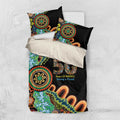 50 Years Of NAIDOC Bedding Set Strong and Proud Aboriginal Dot Painting No3