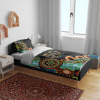 50 Years Of NAIDOC Bedding Set Strong and Proud Aboriginal Dot Painting No3