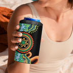 50 Years Of NAIDOC 4 in 1 Can Cooler Tumbler Strong and Proud Aboriginal Dot Painting No3