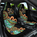 50 Years Of NAIDOC Car Seat Cover Strong and Proud Aboriginal Dot Painting No3