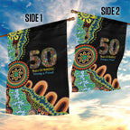 50 Years Of NAIDOC Garden Flag Strong and Proud Aboriginal Dot Painting No3