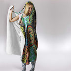 50 Years Of NAIDOC Hooded Blanket Strong and Proud Aboriginal Dot Painting No3