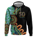 50 Years Of NAIDOC Hoodie Strong and Proud Aboriginal Dot Painting No3