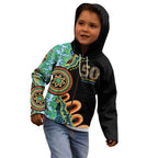 50 Years Of NAIDOC Kid Hoodie Strong and Proud Aboriginal Dot Painting No3