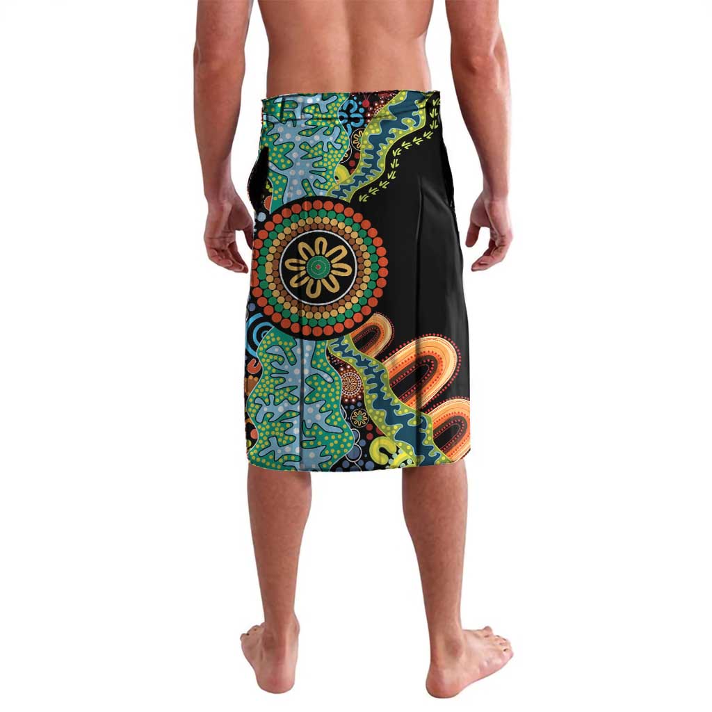 50 Years Of NAIDOC Lavalava Strong and Proud Aboriginal Dot Painting No3