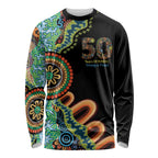 50 Years Of NAIDOC Long Sleeve Shirt Strong and Proud Aboriginal Dot Painting No3