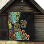 50 Years Of NAIDOC Quilt Strong and Proud Aboriginal Dot Painting No3