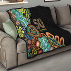 50 Years Of NAIDOC Quilt Strong and Proud Aboriginal Dot Painting No3