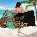 50 Years Of NAIDOC Sarong Strong and Proud Aboriginal Dot Painting No3