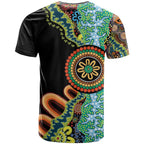 50 Years Of NAIDOC T Shirt Strong and Proud Aboriginal Dot Painting No3